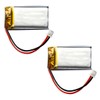 Octelect 2PCS 3.7V Lipo Battery 602035 380MAH Lithium Battery Smart