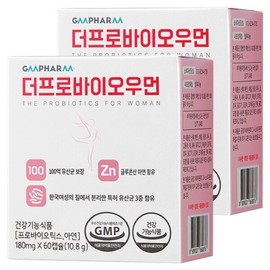 GM Pharm The Probio Woman 60 capsules x 2 boxes 60-day supply for women 542441 / 지엠팜 더 프로바이오 우먼 60캡슐 x 2상자 여성용 60일분 542441