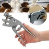 Stainless Steel Livestock Pig Punch Marking Ear Canal Pliers for