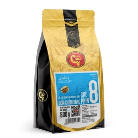 HUCAFOOD Vietnamese Ground Beans Weasel Filter Coffee 3 Intensity Levels 500G - Number 8