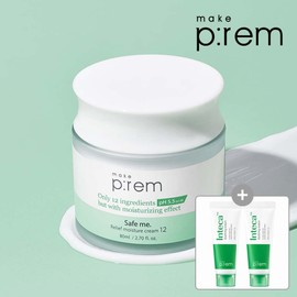 MakePrem [Official] Make Prem Safe Me Moisture Relief Cream 80ml (Free) Inteca Cream 20ml / [공식]메이크프렘 세이프 미 모이스처 안심 크림 80ml (증정)인테카크림20ml