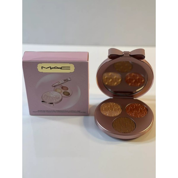 MAC Effervescence Extra Dimension Face Compact Deep Bronzer-Blush-Skinfinish NEW