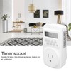 15A Programmable Outlet Timer Socket Automatic Power Off for Home