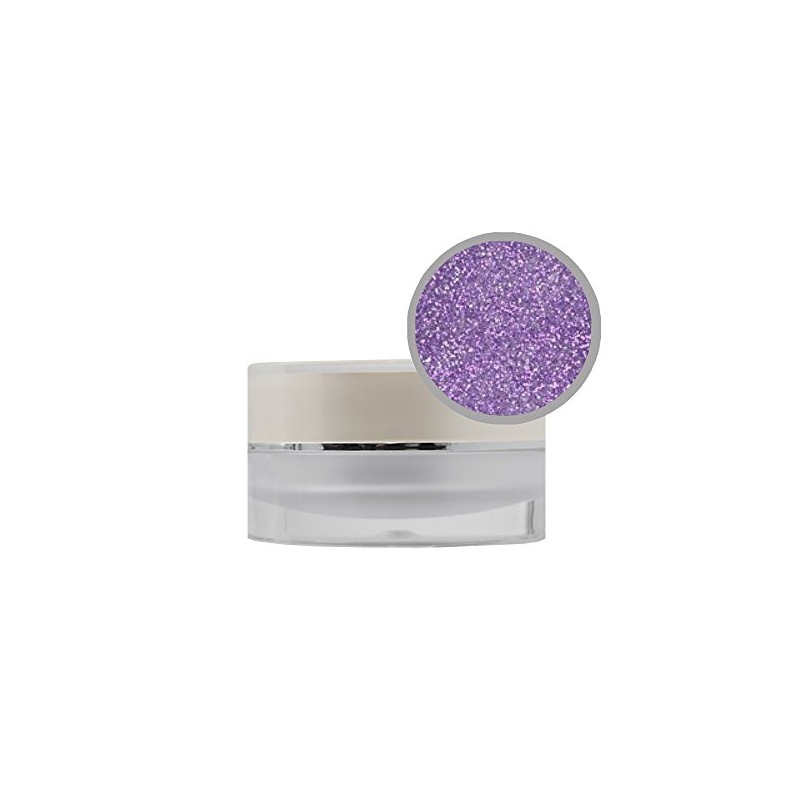 Pro Impressions Coloured Acrylic Powder, Purple Glitter