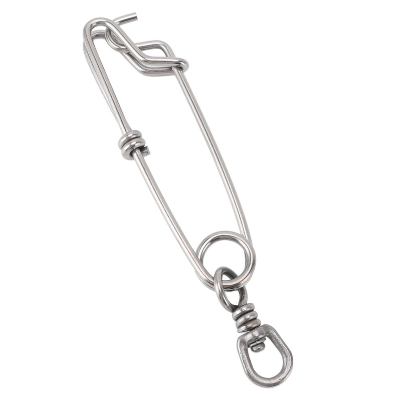 10 Set 3.8 X 150mm Fishing Snap Swivel 304 Stainless