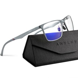 ANYLUV Blue-Light-Glasses Men Bluelight-Glasses Blocking: Anti Eyestrain Bluelight Computer Gaming Glasses