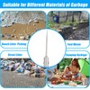 Frebuta Trash Poker Stick,48Inch Trash Picker Upper Grabber High-Duty Stainless
