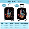 Washable Elastic Suitcase Protective Cover, Suitcase Cover Made of Polyester,
