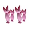 C&H Solutions 2 Set (4 Ct) Pink Cat Beach Towel Clips Jumbo Size for Beach Chair, Cruise Beach Patio, Pool Accessories for Chairs, Household Clip, Baby Stroller