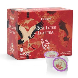 Eastsign Tea K Cups, 24-Count One Flavors K Cup Tea Pods Rose Lotus Leaf Tea, Gifts for Festival