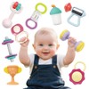 KaeKid Baby First Gym Rattle Set, Infant Dumbbell Weights Teething