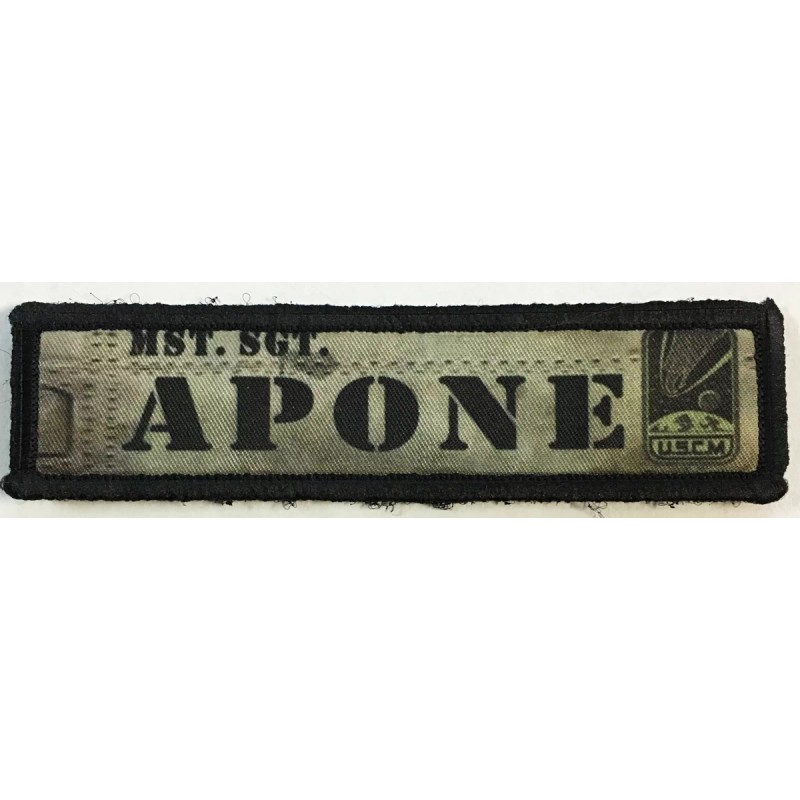 Sgt APONE Aliens movie Morale Patch Military Tactical Army Flag