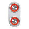 Keep It Clean Wiring Accessories Dual Daytona Silver Billet Power