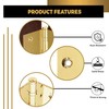 Finsbury Hardware Solid Brass Door Hinge Heavy Duty Ball Bearing