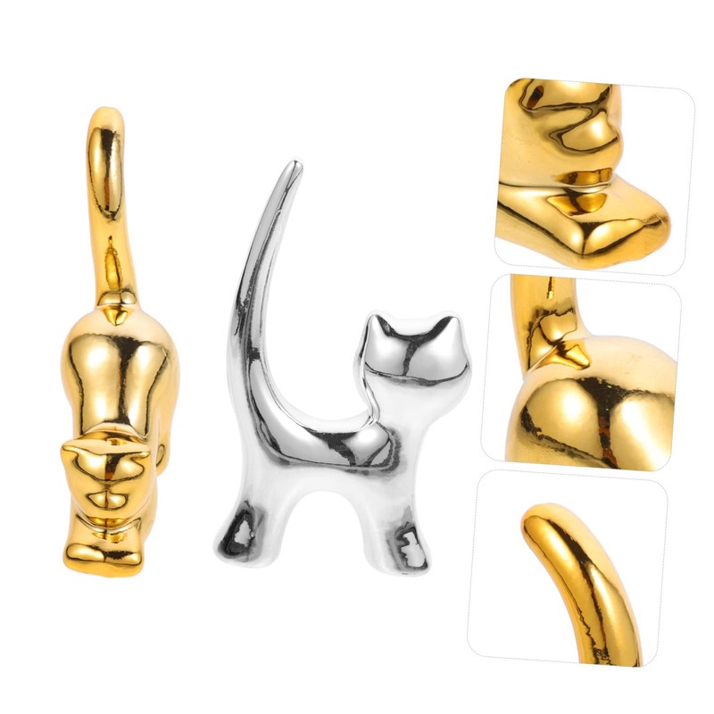 COLLBATH 2sets Jewelry Rack Ring Holder for Display Wedding Ring