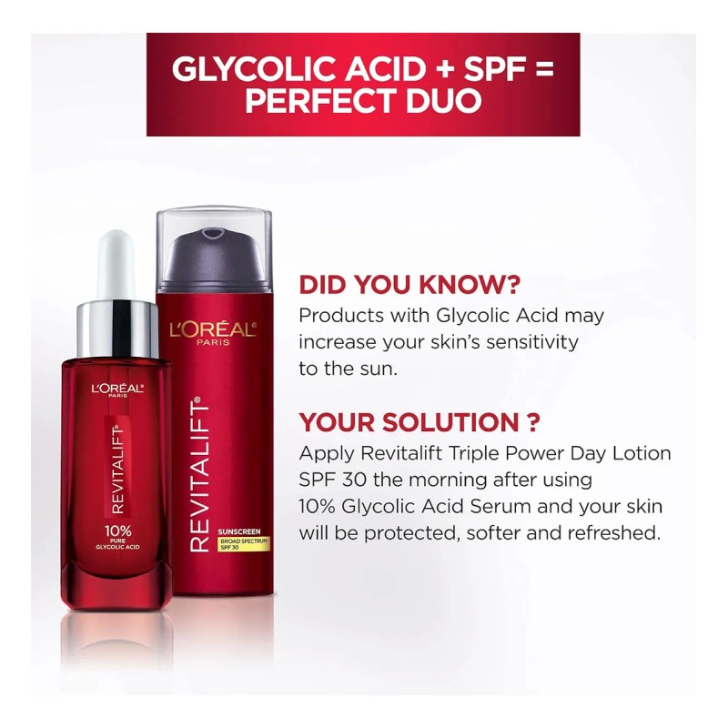 Suero Facial L'oréal Paris Revitalift Con Ácido Glicólico Pu