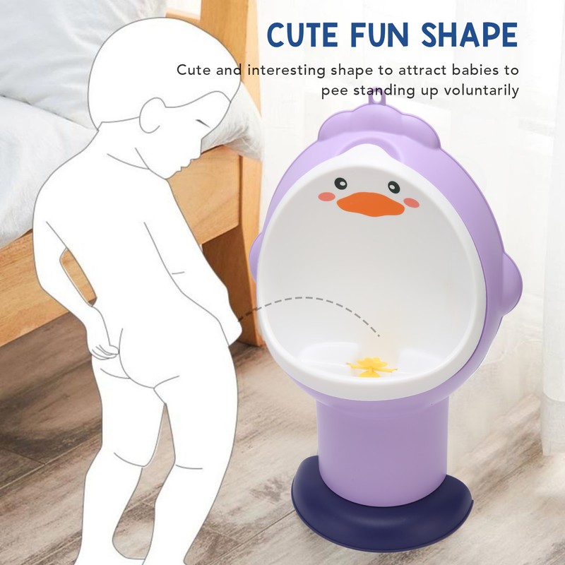 Boys Pee Training Urinal Cute Shape Adjustable Height Toddler Standing