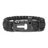 Survival Bracelet for Emergency Paracord with Whistle, Flint, Scraper for