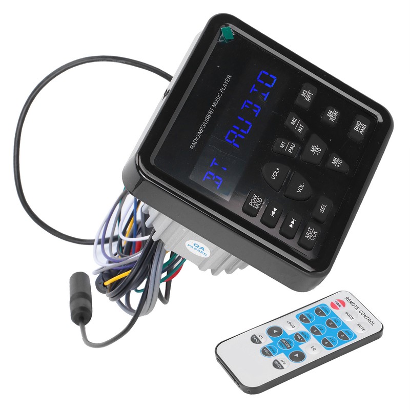 Digital Player USB Bluetooth Waterproof Multifunctional for Automobile Yacht Saloon