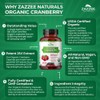 Zazzee USDA Organic Cranberry 25:1 Extract, 12,500 mg Strength, 100