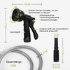 15 m Stainless Steel Hose - 3/4 Inch Connection with