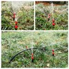 VooGenzek 10 PCS Adjustable Atomizing Drip Irrigation Kit, 360 Degree