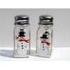 Snowman Salt and Pepper Shakers Set Hand Painted Christmas