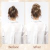 Permuly Messy Bun Hair Piece, Elastic Messy Fake Hair Bun