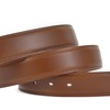 Weifert Men's Dress Belt Black Leather Belts for Jeans (Tan,