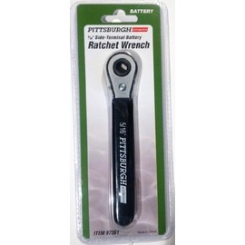Central Purchasing 5/16 Inch Side Terminal Battery Reversible Ratchet Wrench Chrome Plated