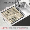 Gold Over Sink Dish Drying Rack - 17.7” x 13.4“Roll