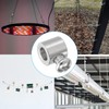 PATIKIL 9x8mm Wire Rope Clip 15 Pcs Metal Cable Clamp