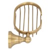 Wall Soap Dish Bottom Hollow Design Retro Style Keeping Tidy
