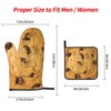 Chocolate Cookie Print Baking Mitts, Oven Mitts and Pot Holders