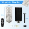 Meewata Outdoor Solar Street Light, Motion Activated Dusk to Dawn