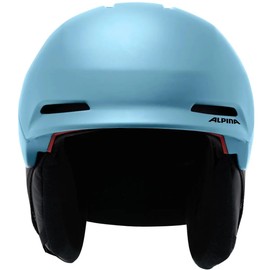 ALPINA NAX Unisex Adult Ski Helmet, Smoke-Blue Matt, 55-59