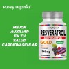 Resveratrol Anti-ox Complex Gold Antioxidante 30 Cápsulas sin sabor. Purely