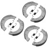 Caltric Front & Rear Brake Shoes for Yamaha Timberwolf 250