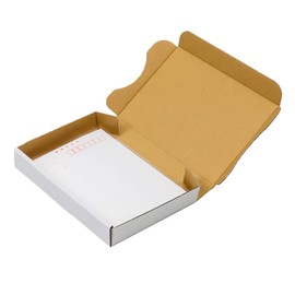 Earth Cardboard, Cardboard, Non-Shaped Mail, Postcard Size, 1.2 inches (3 cm) Thick, Set of 50, White, Small, Cardboard, Shaped Outside, Small Box, ID0435