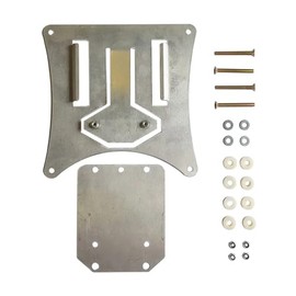 BCR Rear Extendible License Plate Holder for Enduro Motorcycle License Plate Holder Steel Number Plate Holder Motorcycle Complete with Screws License Plate Frame Motorcycle License Plate Holder Enduro