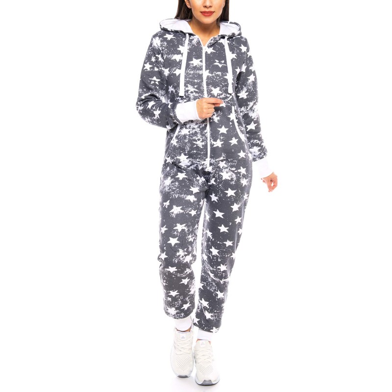 Crazy Age Jumpsuit, Bodysuit, Full Body Suit, Stars, Cuddly, Warm