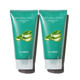 The Saem [The Saem] [New Core Ulsan Branch] Natural Daily Cleansing Foam Aloe 1 2 150ml / [더샘] [뉴코아 울산점] 내추럴 데일리 클렌징 폼 알로에 1 2개 150ml