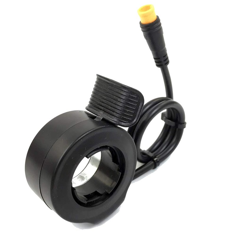 SCHUCK E-Bike Thumb Throttle 130X,Waterproof Accelerator,22.2mm/0.87in Handlebars，Left/Right Universal Bicycle Conversion