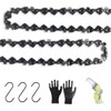 5 Inch Chainsaw Chain for Sun Joe 24V-HCS-LTE Handheld Chainsaw,2PC