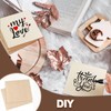 12PCS Wood Pieces, 10x10cm Square Blank Wood, Home Decoration, Painting