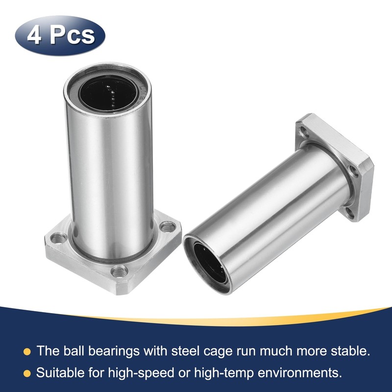 sourcing map LMK20LUU Linear Ball Bearings 20mm Bore 32mm OD