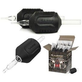 13 Flat Sabre Trident 1.25" Rubber Disposable Tubes (15-Pack)