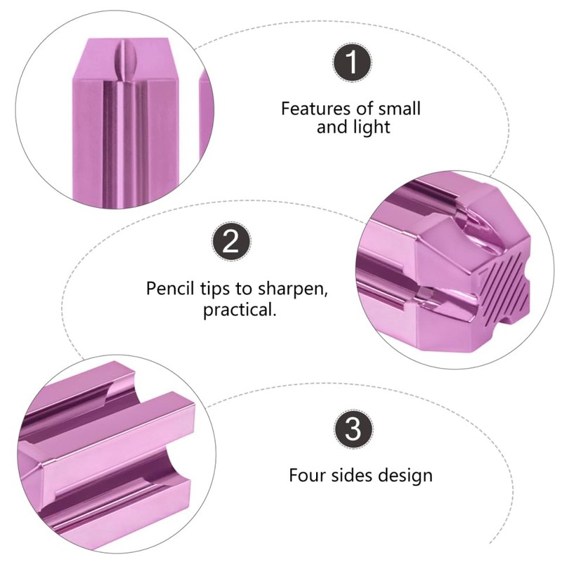 Healeved Eyebrow Pencil Sharpener Tool Makeup Pencil Sharpener Slot Flat-Tip