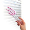 Evriholder Microfiber Cleaner Blind Duster, White and Pink