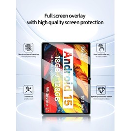 UYRUREL Screen Protector for IWEGGO CP20PRO Android Tablet 10 Inch tablet, Anti-Scratch 9H Hardness Touch Sensitive 2.5D Rounded Edges Bubble Free Easy to Install,2 Pack.